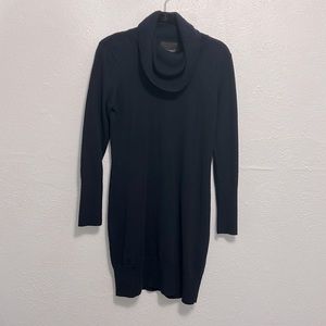 Cynthia rowley navy blue cowl neck sweater dress size large